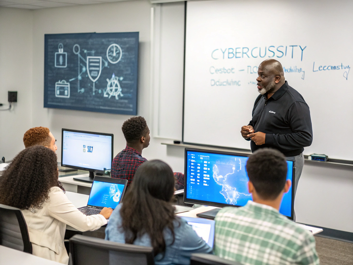 Technical training center classroom environment